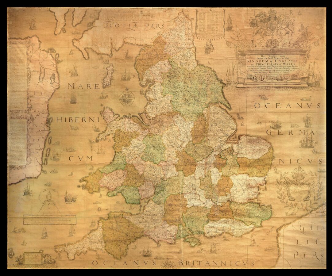 A nation definedโฆ An Elizabethan wall map by "the father of English